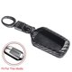 thumbnail image 5 of Cubierta de llave de coche de estilo de fibra de carbono de silicona negra para Isuzu Mu-x D-max Afortunado Sencillez, 5 of 5