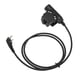 thumbnail image 2 of Adaptador de auriculares de Radio Push To Talk, adaptador de auricular de Walkie Talkie con sonido claro, repuesto para Icom V8 V80 V82, 2 of 5