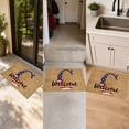 thumbnail image 5 of Zynviq Letter Doormats 19.7" X 31.5" Throw Rug Polyester Rectangular Washable Brown Small Rug for Dining Room, 5 of 6