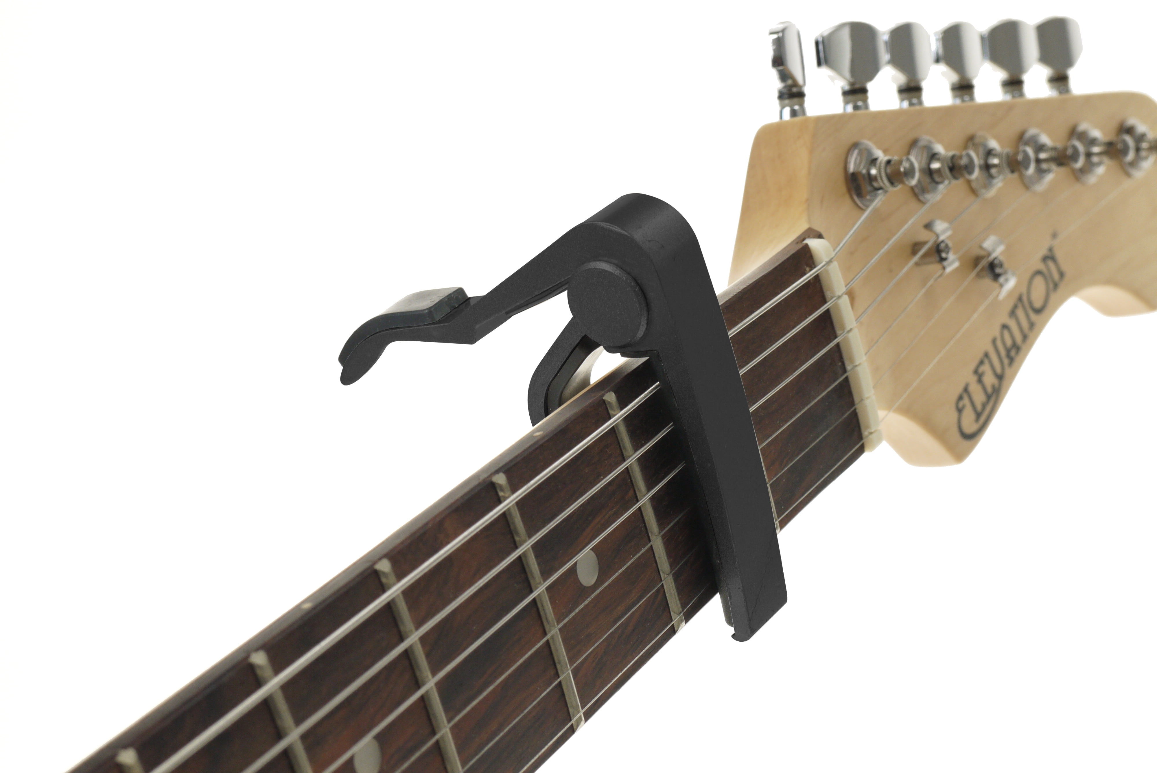 RockJam Spring Loaded Guitar Capo - RJCAPO-BK