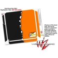 thumbnail image 3 of Vinyl Decal Skin Wrap compatible with Sony PlayStation 4 Slim Console Ripped Colors Black Orange (PS4 NOT INCLUDED), 3 of 3