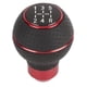 thumbnail image 2 of Shift knob shift gear head handle shifter 5 Speed Gear Shift Knob Stick Aluminium Alloy and Leather Manual Automobiles AccessoryRed ANGGREK Otros, 2 of 8