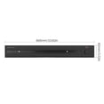 thumbnail image 3 of Electrical Outlet Track Surface Mounted Power Outlet Track 60cm Aluminum Alloy Kitchen Sockets Track Wall Outlet Extension Sliding Rail Works with Movable Power Outlet, 3 of 8