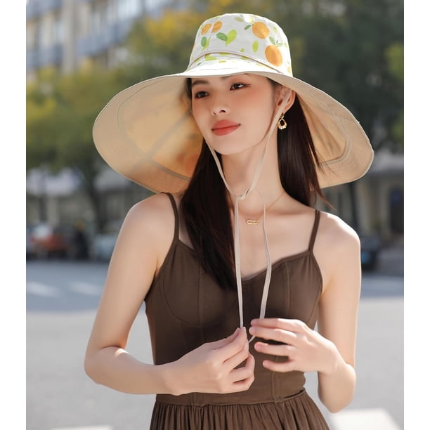 Packable Bucket Hat with Wide Brim Sun Protection Travel Beach DRIONO Wide Brim Bucket Hat - UPF50+ Protection Travel Beach  main image 4