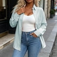 thumbnail image 5 of Asgosdo Button Down Shirts for Women Long Sleeve Collared Blouses Casual Dressy Business Work Tops with Pocket, 5 of 6