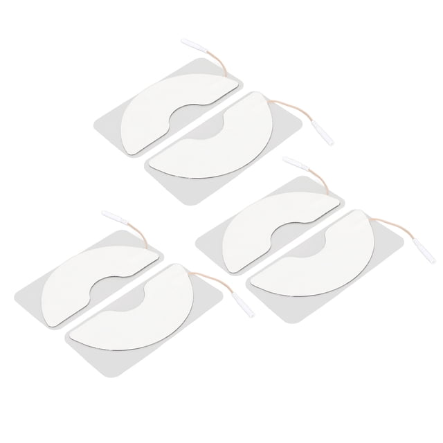 Electrodos de estimulador muscular, 6 parches de electrodos, electrodos autoadhesivos reutilizables, almohadillas de electrodos para fisioterapia, estándares líderes en la industria