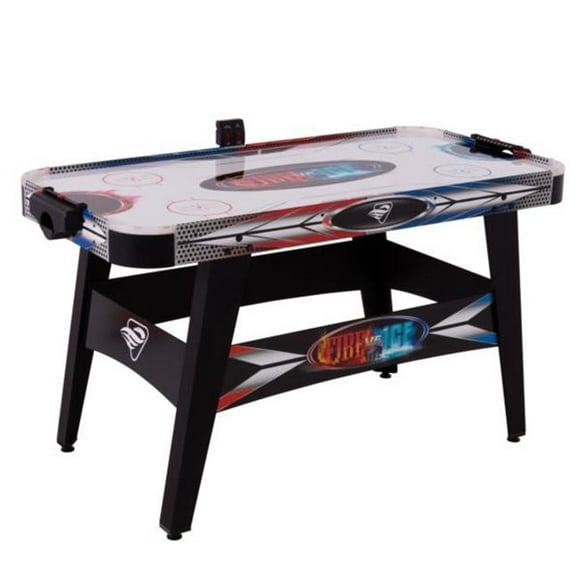 Triumph Sports USA 45-6060W 54 in. Fire N Ice LED Air-Powered Hockey Game Table