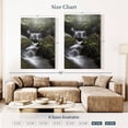 thumbnail image 4 of Elephant Stock Rickett's Waterfall Wall Art - Vertical Canvas Wall Art - Living Room Wall Decor - Wellness Canvas - Green And Brown Decor By Lisa Larson - 32" x 48", 4 of 8