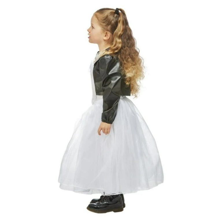 Bride of Chucky Tiffany Costume Child Black White Bride of Chucky Tiffany Costume Child Black White