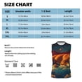 thumbnail image 5 of Yiaed Colorful Starry Sky Sleep Dog Print Men's Singlet Vests Summer Running Muscle Tank Tops Gym Undershirt Round Neck Sleeveless for man, 5 of 5
