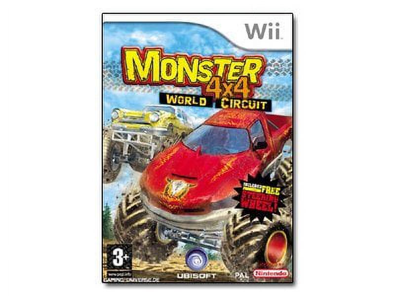 Monster 4x4 World Circuit - Wii - with Steering Wheel - image 2 of 2