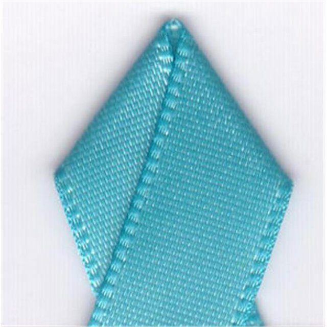 Papilion R074400160317100Y .63 in. Double-Face Satin Ribbon 100 Yards - Misty Turquoise