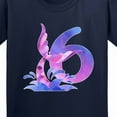 thumbnail image 4 of Inktastic 6th Birthday Mermaid Tail Youth T-Shirt, 4 of 5