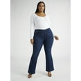 thumbnail image 3 of Sofia by Sofia Vergara Women's and Women's Plus Melisa Flare High Rise Jeans, 30.5", 32.5" and 34.5" Inseams, Sizes 0-28, 3 of 5