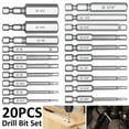 thumbnail image 2 of 20 Pieces Hex Head Allen Wrench Set Steel Quick Release Handle Screwdriver Set Accessories for Assembling Furniture, 2 of 10