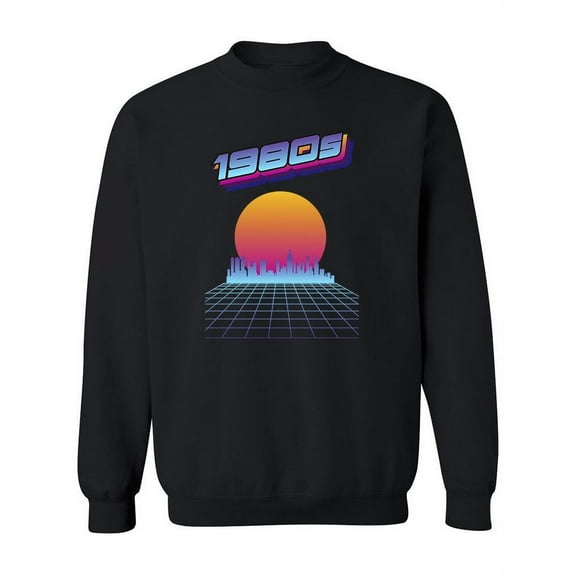 A 1980s Vaporwave Sweatshirt Women -Image by Shutterstock, Female XX-Large
