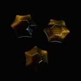 thumbnail image 3 of Twinkling Carved Tiger's Eye 6-Point Star Beads | 16x9mm | 3 Beads |, 3 of 12
