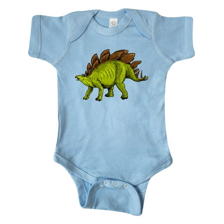

Inktastic Roaring Happy Stegosaurus Gift Baby Boy or Baby Girl Bodysuit