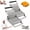 2Pcs, variant on Schnitzel Press Machine,Manual Stainless Steel Meat Tenderizer and Flattening Tool with Adjustable Pressure Stable Clamp Design Suitable for Chicken Cutlets,Pork,Beef