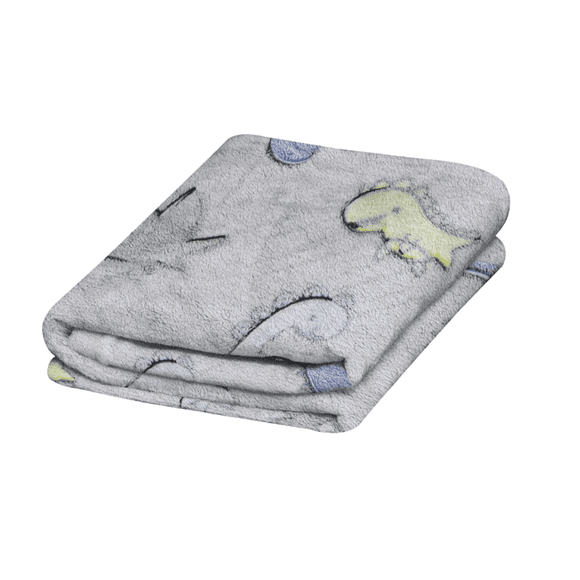 Frazada Ligera CHIQUIMUNDO Dinosaurios Glow 70 x 80 cm