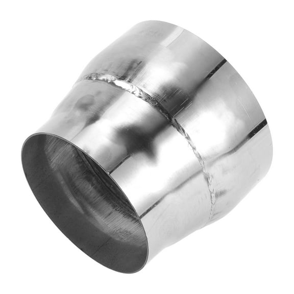 Mandrel Exhaust Pipe Adapter Concentric Reducer Car Exhaust Pipe Tubing Piping Adapter 4" OD to 5" OD 4" Length T304 Stainless Steel Silver Tone