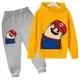 thumbnail image 1 of Traje de algodón con capucha de Super Mario bros para niño Y niña, ropa deportiva con capucha, conjuntos de Pokémon, 2, 5, 6, 7, 8, 9, 10, 11, 12 años, 1 of 1