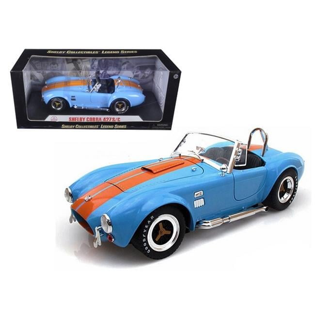 1966 Shelby Cobra Super Snake Blue 1/18 Diecast Model Car by