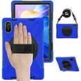 thumbnail image 2 of For Xiaomi Redmi Pad 2 Case 11 inch 2025, 360 Hand Strap, Shoulder Strap, Kickstand, Rugged Drop Protection, Blue, 2 of 7