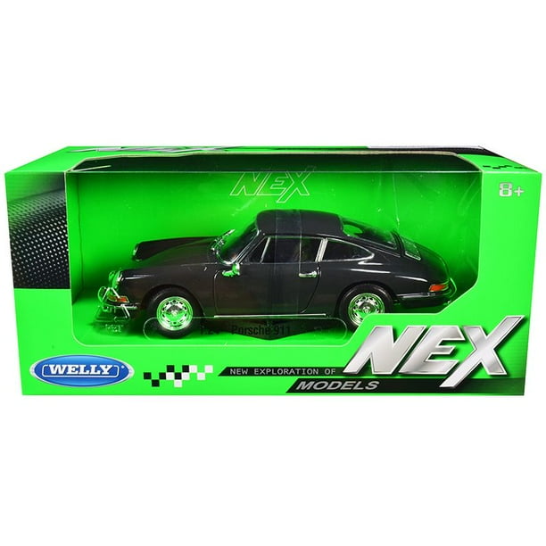 Porsche 911 Dark Gray NEX Models 1/24 Diecast Model Car by Welly - Walmart.com - Walmart.com