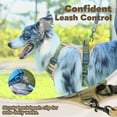 thumbnail image 3 of PcEoTllar Dog Harness and Leash Combo, Escape Proof No Pull Vest Harness, with Reflective Leash, Adjustable Pet Harness with Handle for Large Dogs, Khaki L, 3 of 9