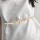 thumbnail image 5 of Cadena de cinturón elástica Macarena cinturón de vestir delgada para mujer Oro, 5 of 8