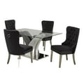 thumbnail image 2 of Elliott 5-Piece Dining Set, Black, 2 of 2
