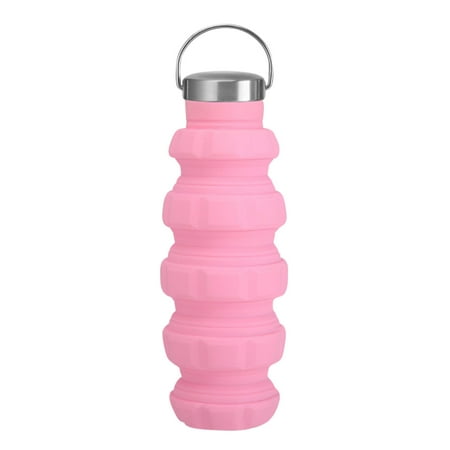 

Kitchen Utensils Silicone Collapsible Water Bottles 500Ml Portable Foldable Expandable Water Bottle Water Bottles