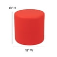 thumbnail image 6 of Flash Furniture Nicholas Soft Seating Flexible Circle for Classrooms and Common Spaces - 18" Seat Height (Red), 6 of 11