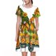 thumbnail image 1 of Disketp Thanksgiving Truck para Vestido de Manga Corta para Mujeres, Vestidos de Verano para Mujeres, Casual y Holgado para la Playa, 1 of 6