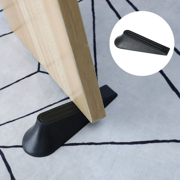 Home Rubber Antislip Wedge Door Stopper Doorstops Protector Door Stop Rubber Walls and Doors