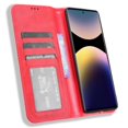 thumbnail image 2 of For Xiaomi Redmi Note 14 Pro 4G Case Wallet Stand Retro Texture Leather Phone Cover - Black, 2 of 5