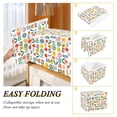 thumbnail image 2 of Yayeee Collapsible Cube Storage Bin with Lid Fabric Closet Decorative Basket with Handles, Colorful Cartoon Flowers, 2 of 7