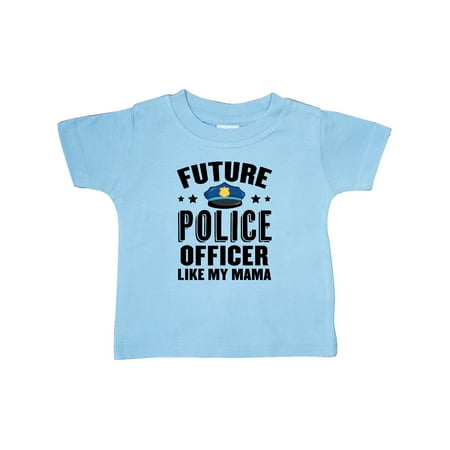 

Inktastic Future Police Officer Like My Mama Gift Baby Boy or Baby Girl T-Shirt