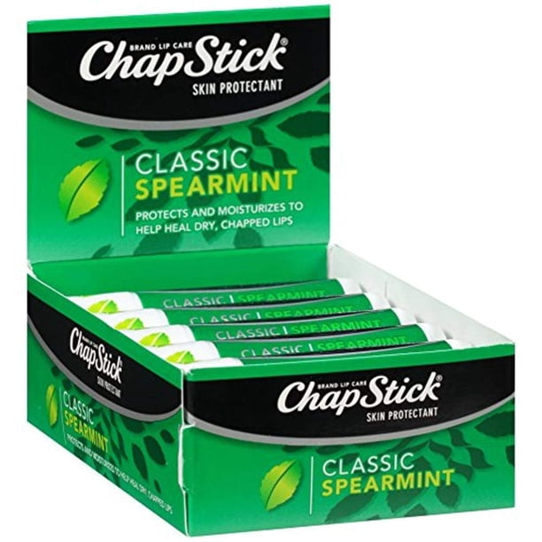 Bandeja de recarga para bálsamo labial ChapStick, menta verde, 12 unidades