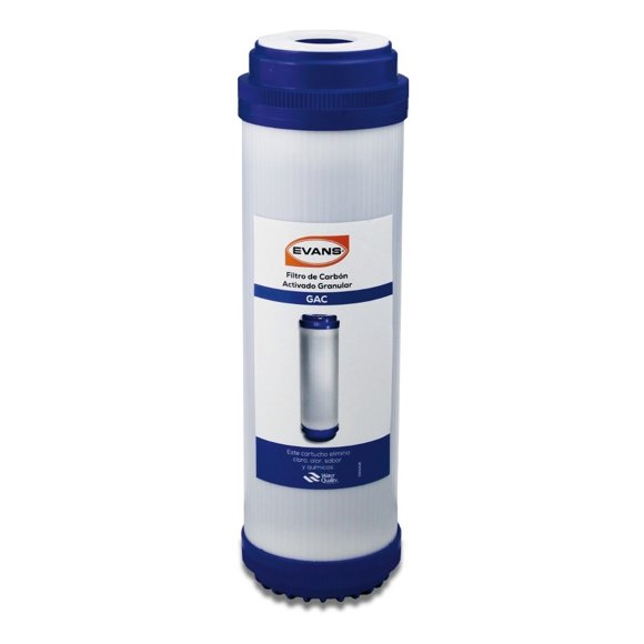 Cartucho De Carbón Activado Granular Evans 2.5x10