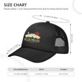 thumbnail image 3 of Out of Breath Hiking Society for Men Women Hiker Mesh Cap Trucker Hat Black, 3 of 5