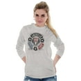 thumbnail image 3 of Patriotic Vintage American Mechanic Plus Size Long Sleeve Graphic Tee Shirt Brisco Brands 2X, 3 of 6