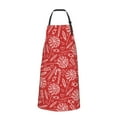 thumbnail image 3 of XMXT 1 Pcs Waterproof Kitchen Cooking Apron, Red Lollipop Candy Hand Drawn Adjustable Aprons for Women Men with Pockets, 3 of 9