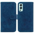thumbnail image 3 of Nalacover for OnePlus Nord 2 5G Wallet Case,Luxury Embossed Sun Flower Pattern PU Leather Soft TPU Magnetic Flip Folio Book Credit Card Holder Shockproof for Women Men Cover+Wrist Strap.Blue, 3 of 7