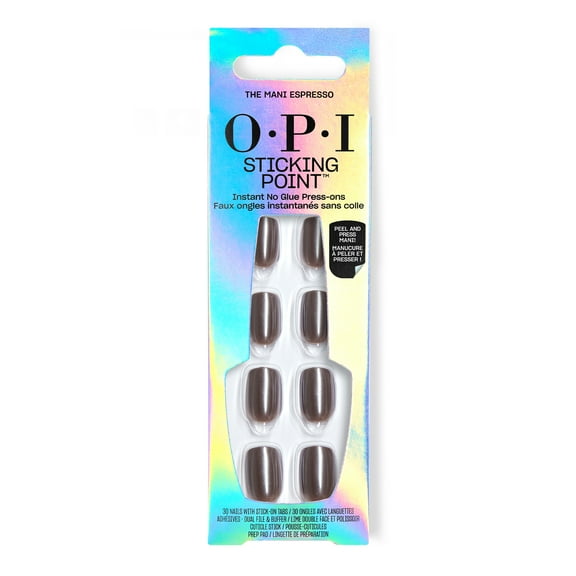 OPI Sticking Point Nail Polish Strips, The Mani Espresso