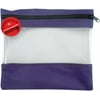 Lyle 84452 Seeyourstuff Clear Storage Bags 10 inch x 11 inch -Purple