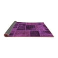 thumbnail image 2 of Ahgly Company Indoor Square Patchwork Purple Transitional Area Rugs, 6' Square, 2 of 4