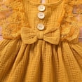 thumbnail image 4 of 3M-24M Infanr Baby Girls Bow Dress Toddler Kids Ruffle Lace Sleeveless Casual Party Dresses, 4 of 7