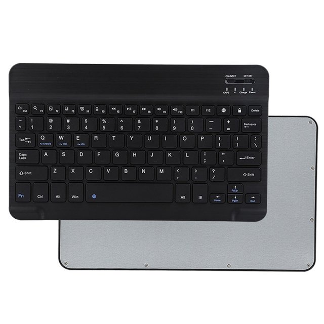 CAROOTU Clavier Sans Fil Compatible Bluetooth Ensemble Souris Léger Portable pour IOS Android Téléphone Tablette
